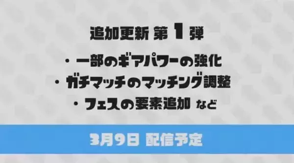 「『スプラトゥーン』無料アップデート期間が延長！ バランス調整や新武器を随時配信…第一弾は3月9日」の画像
