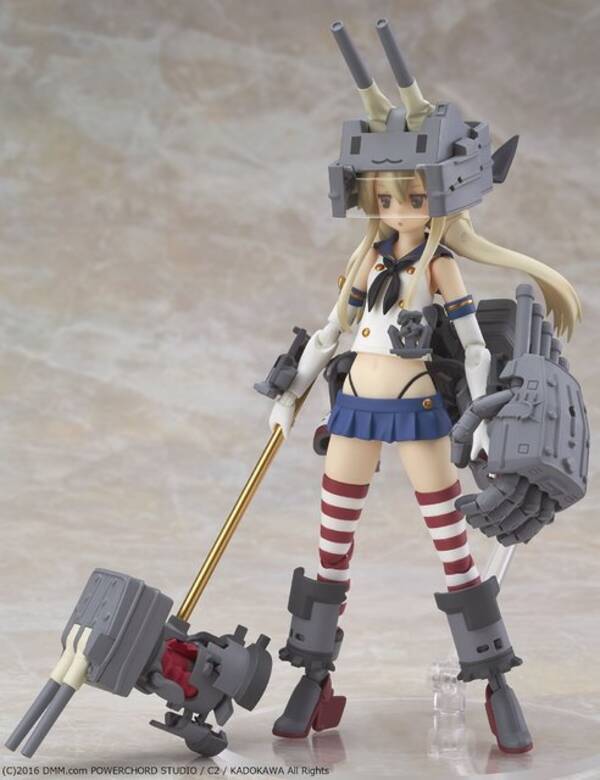 艦これ の 島風 が合金アクションフィギュアに 付属の 連装砲ちゃん には変形ギミックも搭載 16年4月7日 エキサイトニュース