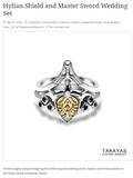 「『ゼルダの伝説』ハイラルの盾＆マスターソードが婚約指輪に！ステキなカスタムリングでのプロポーズは……」の画像1