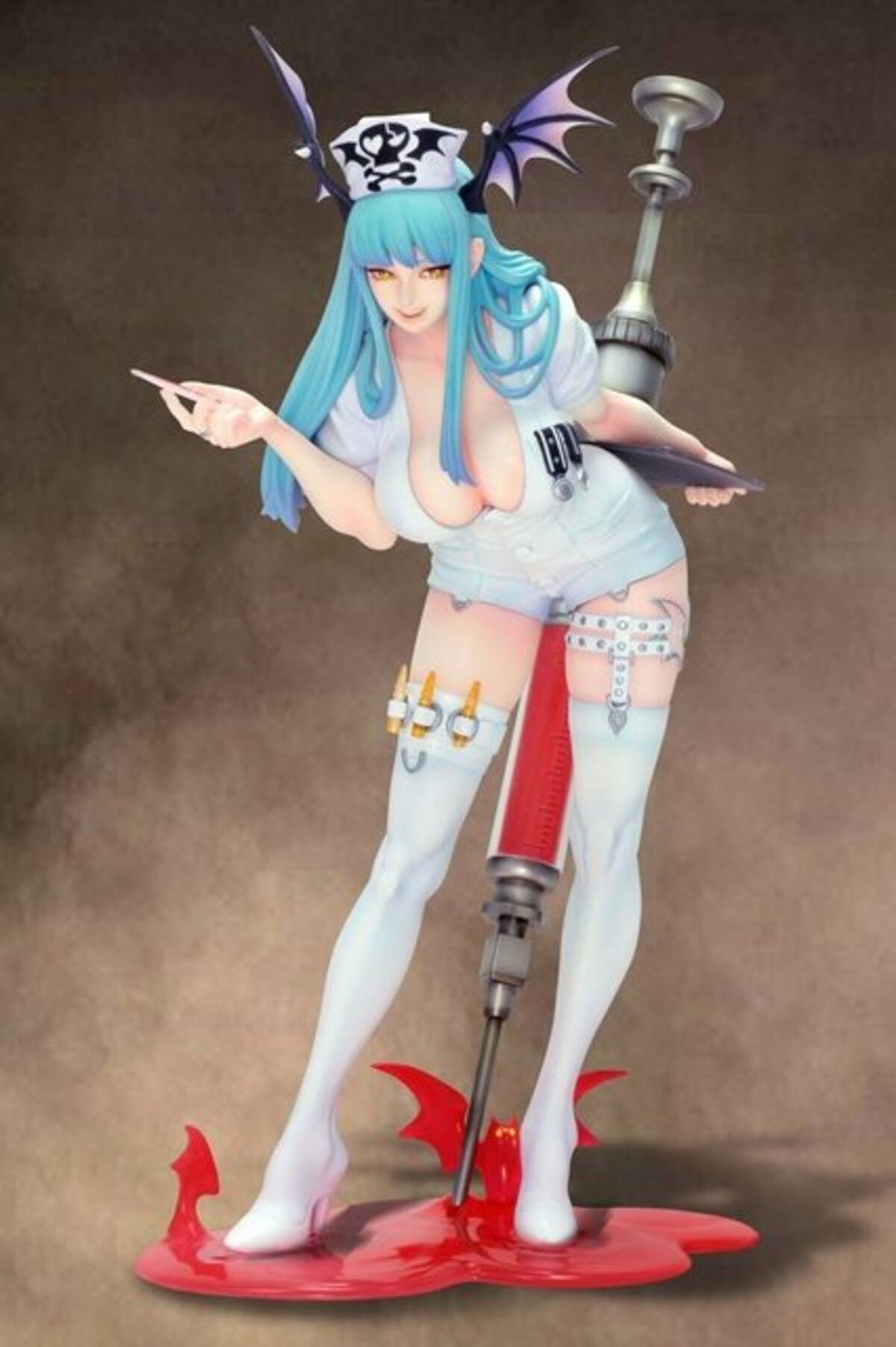 ナース姿の「モリガン」フィギュア予約開始、イーカプコンでは 