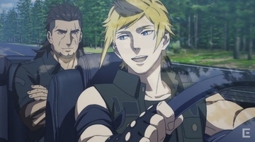 アニメ「FFXV」エピソード2配信開始、ノクティスとプロンプトの出会いを描く