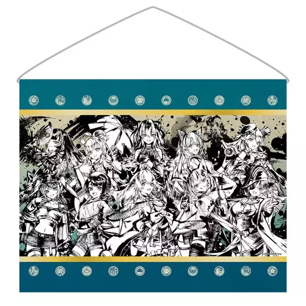 「さくらみこ、白上フブキら10名を墨絵風にデザイン！「ホロライブ」描き起こしイラストの新作グッズがアニメイトで発売」の画像