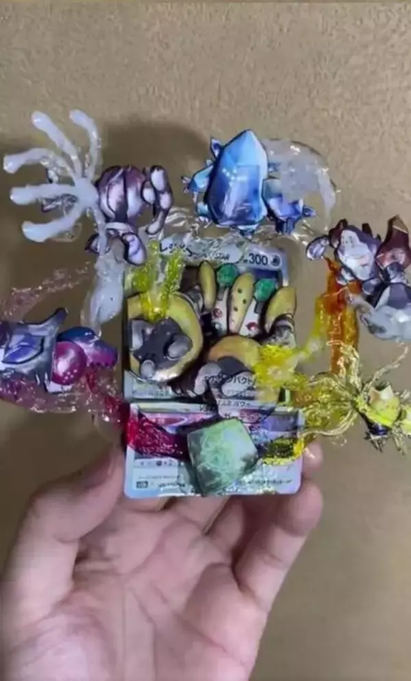 「『ポケモン』シンオウ神話に“立体”で挑む！ ギラティナのシャドーボックスが「世界観までも再現している」と話題に」の画像