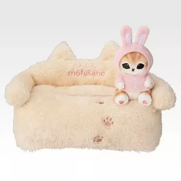 「「mofusand」新作一番くじのテーマは“パジャマパーティー”！優しく照らすルームライト、にゃんこのぬいぐるみなど全ラインナップ公開」の画像