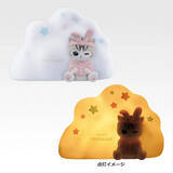 「「mofusand」新作一番くじのテーマは“パジャマパーティー”！優しく照らすルームライト、にゃんこのぬいぐるみなど全ラインナップ公開」の画像2