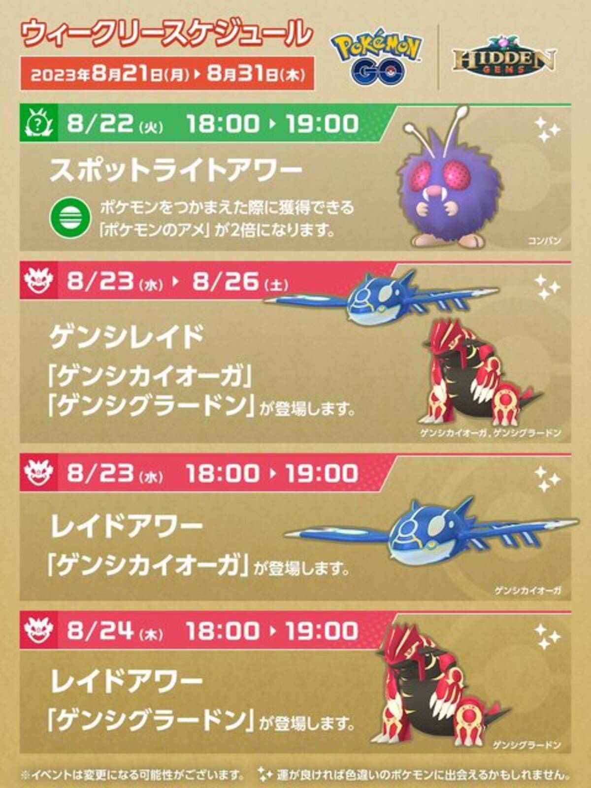 カイオーガ・グラードンが出現する「ゲンシレイド」は対策必須！激アツ 