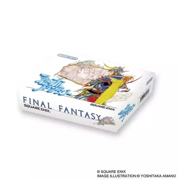 『FF』ゲーム開封前のワクワクする気持ちが蘇る！当時のパッケージ風梱包のTシャツや『VI』までのキャラクターグッズがズラリ