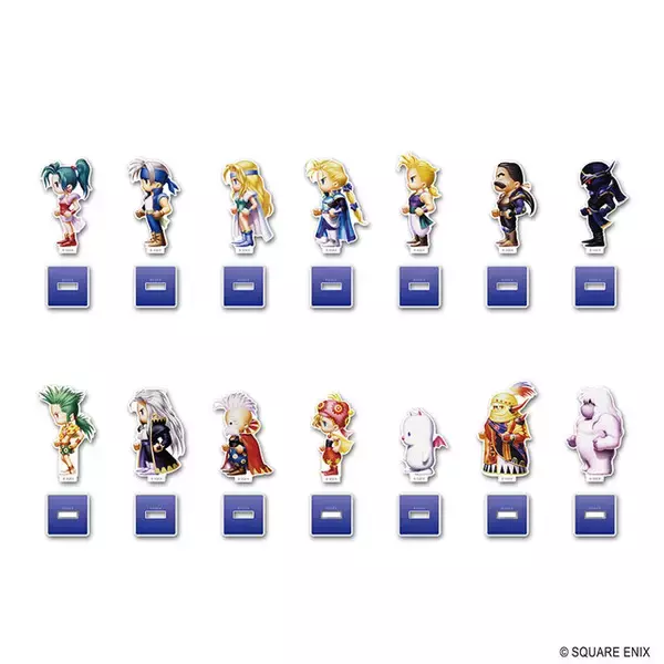 「『FF』ゲーム開封前のワクワクする気持ちが蘇る！当時のパッケージ風梱包のTシャツや『VI』までのキャラクターグッズがズラリ」の画像