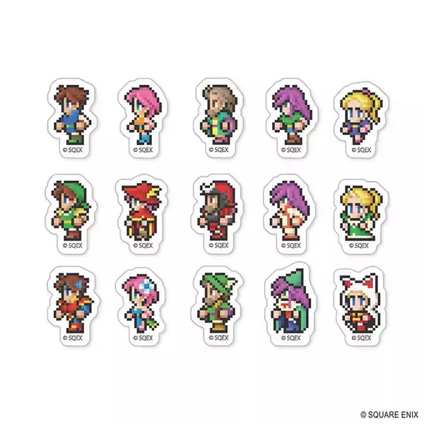 「『FF』ゲーム開封前のワクワクする気持ちが蘇る！当時のパッケージ風梱包のTシャツや『VI』までのキャラクターグッズがズラリ」の画像