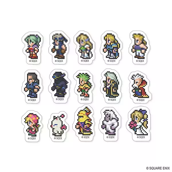 「『FF』ゲーム開封前のワクワクする気持ちが蘇る！当時のパッケージ風梱包のTシャツや『VI』までのキャラクターグッズがズラリ」の画像