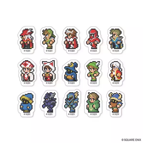 「『FF』ゲーム開封前のワクワクする気持ちが蘇る！当時のパッケージ風梱包のTシャツや『VI』までのキャラクターグッズがズラリ」の画像