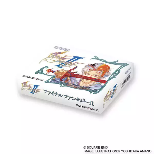「『FF』ゲーム開封前のワクワクする気持ちが蘇る！当時のパッケージ風梱包のTシャツや『VI』までのキャラクターグッズがズラリ」の画像