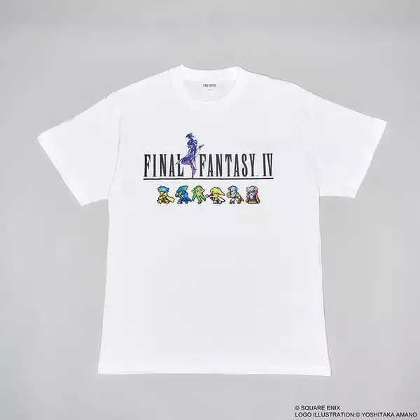 「『FF』ゲーム開封前のワクワクする気持ちが蘇る！当時のパッケージ風梱包のTシャツや『VI』までのキャラクターグッズがズラリ」の画像