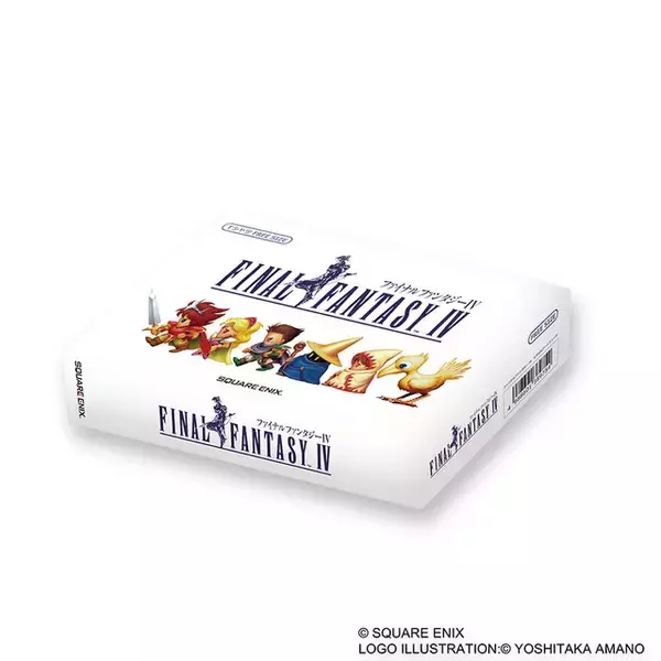 「『FF』ゲーム開封前のワクワクする気持ちが蘇る！当時のパッケージ風梱包のTシャツや『VI』までのキャラクターグッズがズラリ」の画像