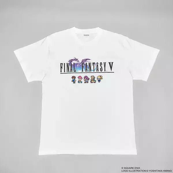 「『FF』ゲーム開封前のワクワクする気持ちが蘇る！当時のパッケージ風梱包のTシャツや『VI』までのキャラクターグッズがズラリ」の画像