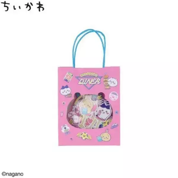 「「ちいかわ」クリアで厚みのあるおはじき風も！“ＤＩＮＥＲ”テーマのシール4商品が本日1月22日13時よりしまむらオンラインストアに登場」の画像