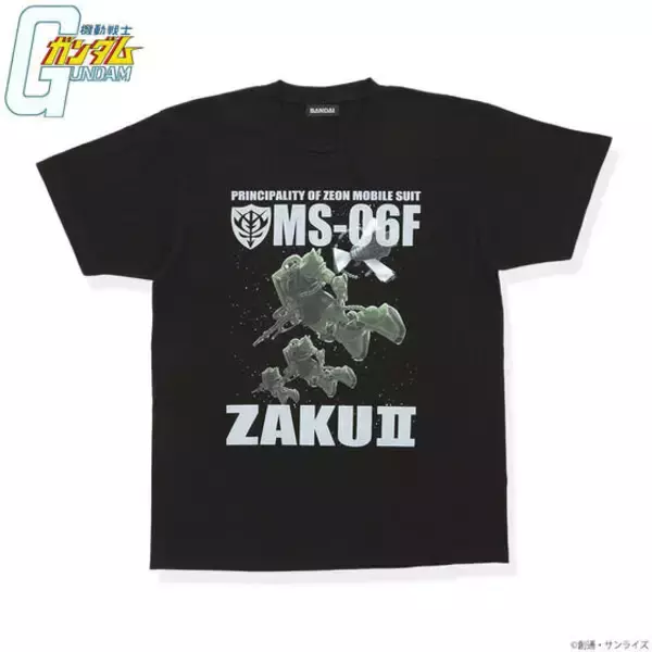 「「機動戦士ガンダム」MSを大胆にプリントしたフルカラーTシャツの新作が登場！再受注商品を含む全20種がプレバンにて取り扱い」の画像