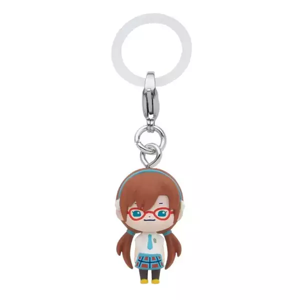 「レイ、アスカたちが可愛いデフォルメ姿に！「エヴァ」めじるしアクセサリー全5種をガシャポンオンラインで本日12月16日11時より販売開始」の画像