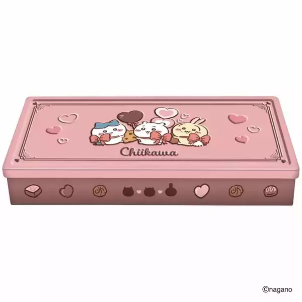 「「ちいかわ」新商品がバレンタインにぴったり！封入されたチョコまで可愛いポーチから、ダイカットチョコが作れるキットまでズラリ」の画像