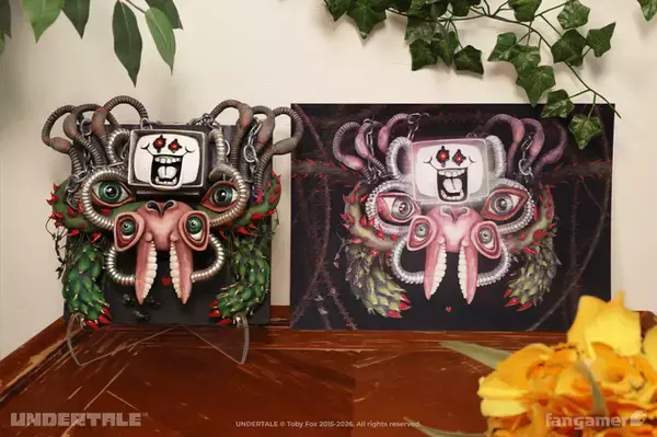 「『DELTARUNE』『UNDERTALE』グッズ5点が一挙販売開始！インパクト抜群の「オメガフラウィ」ポスターなど」の画像