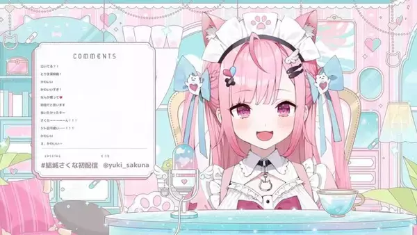 「個人勢VTuber・結城さくな、約2ヶ月でチャンネル登録者100万人を達成！突如現れた期待の新星、年末にも話題をさらっていく」の画像