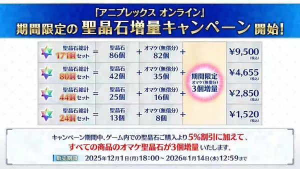 「「Fate Project」大晦日特番が12月31日に放送決定！『FGO』10周年を振り返る、スペシャルな内容をお届け」の画像