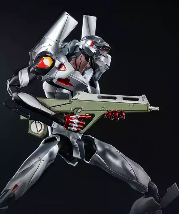 「劇場版「ヱヴァ」より、謎の多い機体「エヴァンゲリオン4号機」が可動フィギュア化！設定資料をもとに、ロンギヌスの槍ほか多数のオプションが付属」の画像
