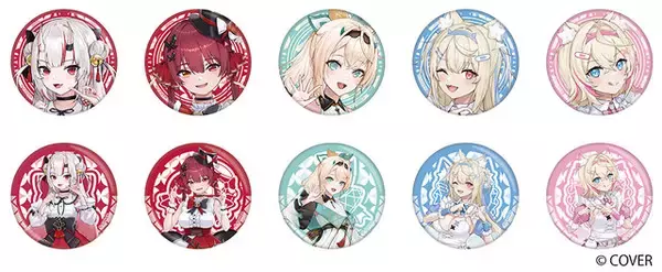 「アニメイトで「ホロライブ」フェアが1月8日より開催！百鬼あやめ、宝鐘マリンら5人が「ONIKAWAII」をテーマに描き起こしグッズ化」の画像