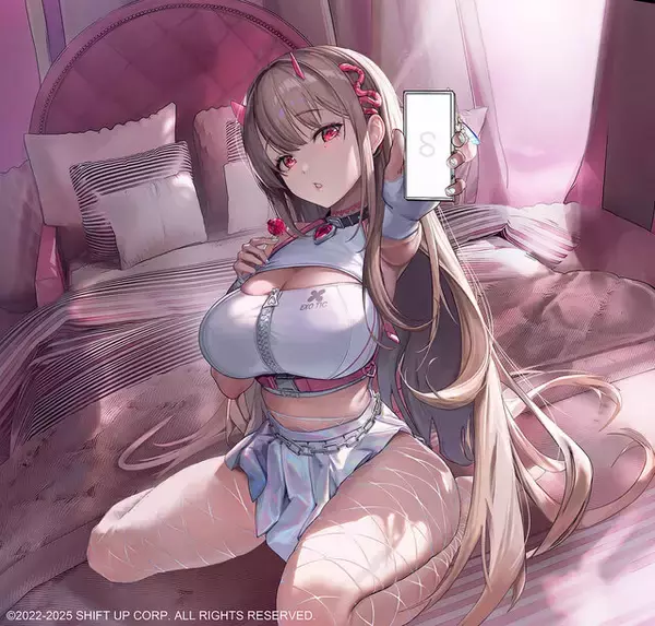 「『勝利の女神：NIKKE』バイパーの1/4スケールフィギュアが予約受付中　バーストスキルの流し目とよだれをセクシーに再現」の画像