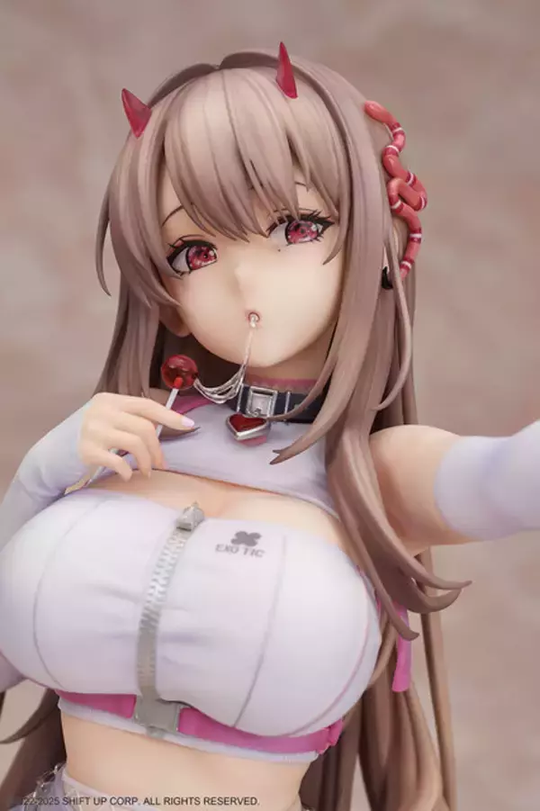 「『勝利の女神：NIKKE』バイパーの1/4スケールフィギュアが予約受付中　バーストスキルの流し目とよだれをセクシーに再現」の画像