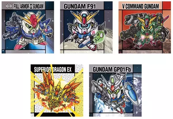「「元祖SDガンダムスナック」第2弾発売！シールはνガンダムHWSはじめ、横井孝二氏描き下ろしなど全33種ラインナップ」の画像