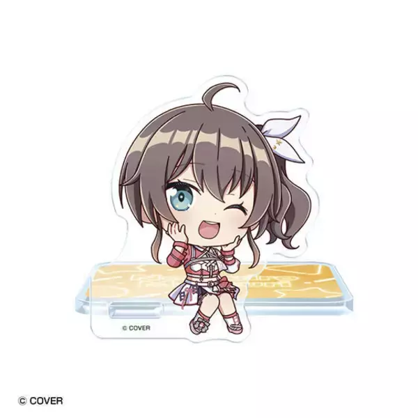 「「ホロライブ」4～5月発売の新作ガシャポン3商品がお披露目！全14人のすわらせ隊アクスタや、おなまえぷっくりラバーマスコット」の画像