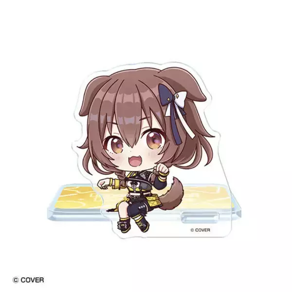 「「ホロライブ」4～5月発売の新作ガシャポン3商品がお披露目！全14人のすわらせ隊アクスタや、おなまえぷっくりラバーマスコット」の画像