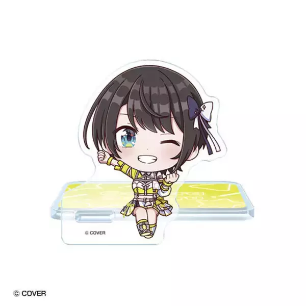 「「ホロライブ」4～5月発売の新作ガシャポン3商品がお披露目！全14人のすわらせ隊アクスタや、おなまえぷっくりラバーマスコット」の画像