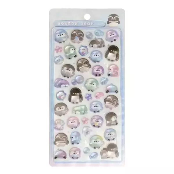 「「ボンボンドロップシール」水族館シリーズの公式抽選販売が予告！「ペンギン」「イルカ」など全6種類」の画像