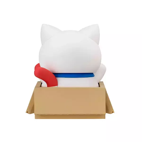 「猫風アレンジのモビルスーツが可愛い！「機動戦士ニャンダム」ガンダム、シャア専用ザクのにゃーんとも大きなソフビマスコット予約受付中」の画像