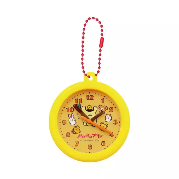 「懐かしさ満載の“レトロ”デザイン！「サンリオキャラクターズ」新作カプセルトイにレッスンバッグ、壁掛け時計風キーホルダーの2種が展開」の画像