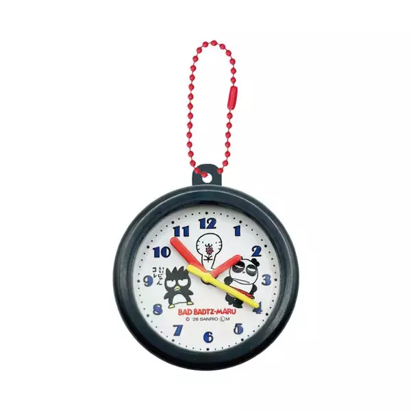 「懐かしさ満載の“レトロ”デザイン！「サンリオキャラクターズ」新作カプセルトイにレッスンバッグ、壁掛け時計風キーホルダーの2種が展開」の画像