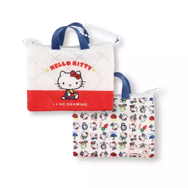 「懐かしさ満載の“レトロ”デザイン！「サンリオキャラクターズ」新作カプセルトイにレッスンバッグ、壁掛け時計風キーホルダーの2種が展開」の画像