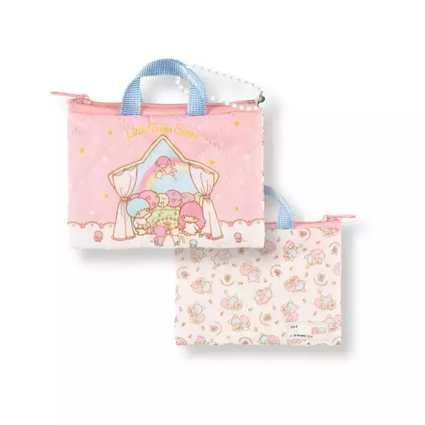 「懐かしさ満載の“レトロ”デザイン！「サンリオキャラクターズ」新作カプセルトイにレッスンバッグ、壁掛け時計風キーホルダーの2種が展開」の画像