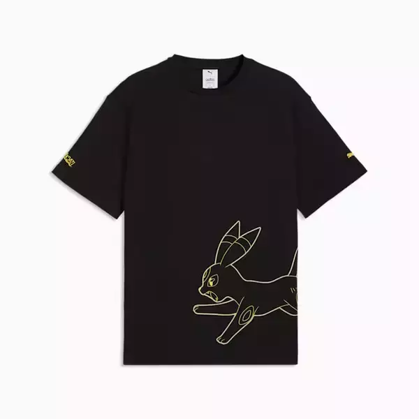 「PUMAから『ポケモン』コラボコレクションが4月2日発売！ピカチュウのバッシュ、ブラッキーとエーフィが可愛いフーディなど豊富なデザイン」の画像