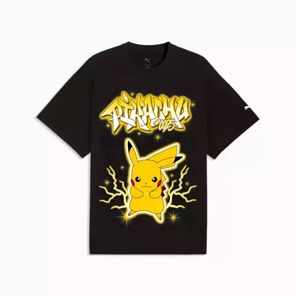 「PUMAから『ポケモン』コラボコレクションが4月2日発売！ピカチュウのバッシュ、ブラッキーとエーフィが可愛いフーディなど豊富なデザイン」の画像