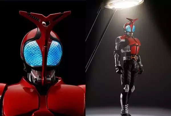 「「仮面ライダーカブト」が20周年Ver.として真骨彫製法シリーズで立体化！劇中のスーツ色を再度解釈し、集光頭部パーツも付属」の画像