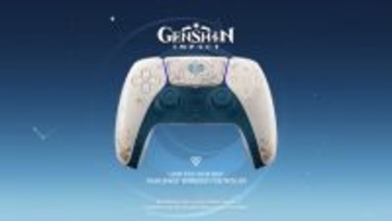 PS5純正コントローラー・DualSenseに『原神』コラボモデル登場！旅人のモチーフアイコンや、裏面にはパイモンも