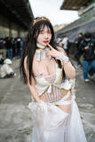 「【コスプレ】韓国美女の純白ドレスが妖艶の一言！はち切れんばかりの美ボディ【写真9枚】」の画像4