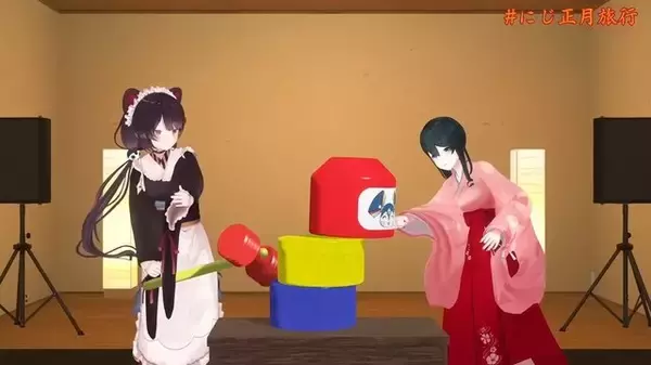 「VTuberの“瓦割り”実現！？「にじさんじ」和風着物っ娘たちが3D技術の到達点を見せ付ける」の画像
