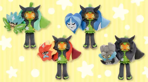 「『ポケモン』オーガポンの新作ぬいぐるみがカワイイ…！お面を持った4種類が新たに登場で、キタカミの里の想い出に浸ろう」の画像