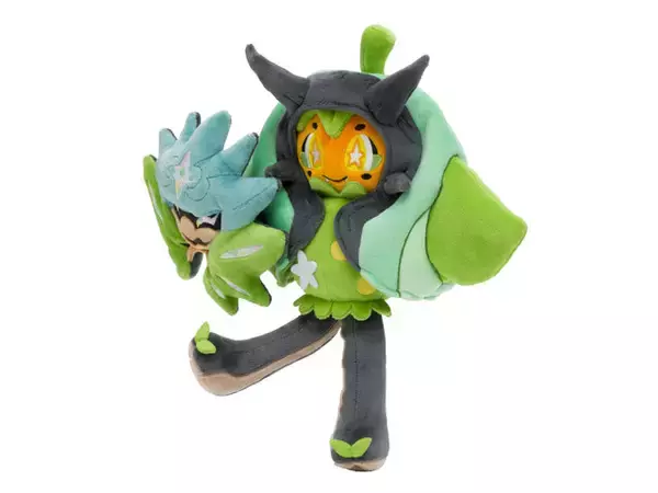 「『ポケモン』オーガポンの新作ぬいぐるみがカワイイ…！お面を持った4種類が新たに登場で、キタカミの里の想い出に浸ろう」の画像