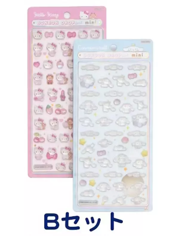 「「ボンボンドロップシール」が公式抽選販売！対象は 「サンリオキャラクターズ ミニ」全4セット、“前回までの落選者”を優先」の画像