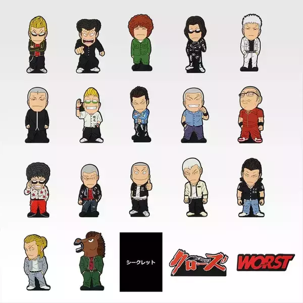 「不良漫画の金字塔「クローズ＆WORST」一番くじがオンライン販売！目玉は坊屋春道らのフィギュア、校章バッジなど世界観にあったグッズにも注目」の画像